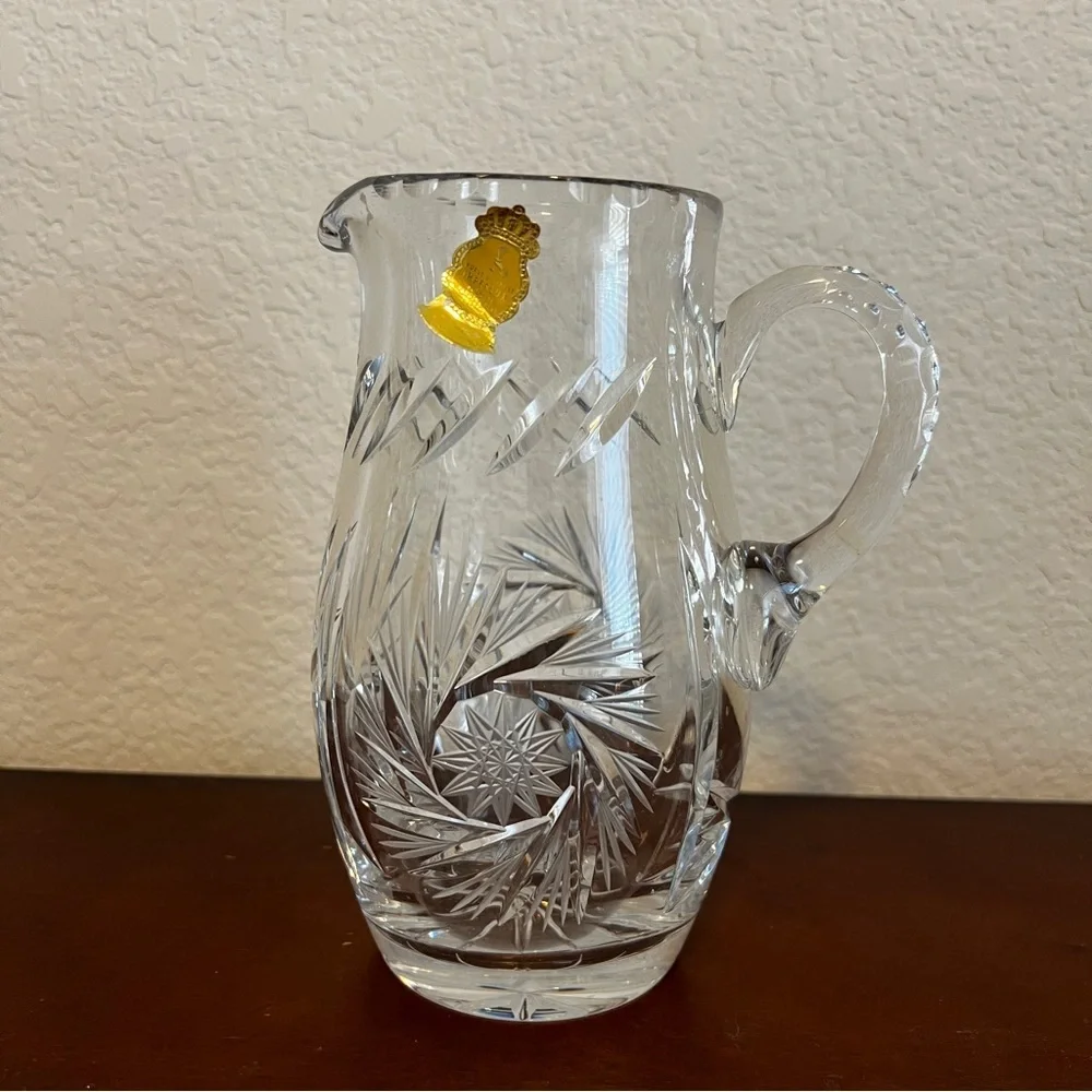 Catherine By Spode Crystal 30 oz Pitcher Genuine Handcut Lead Crystal